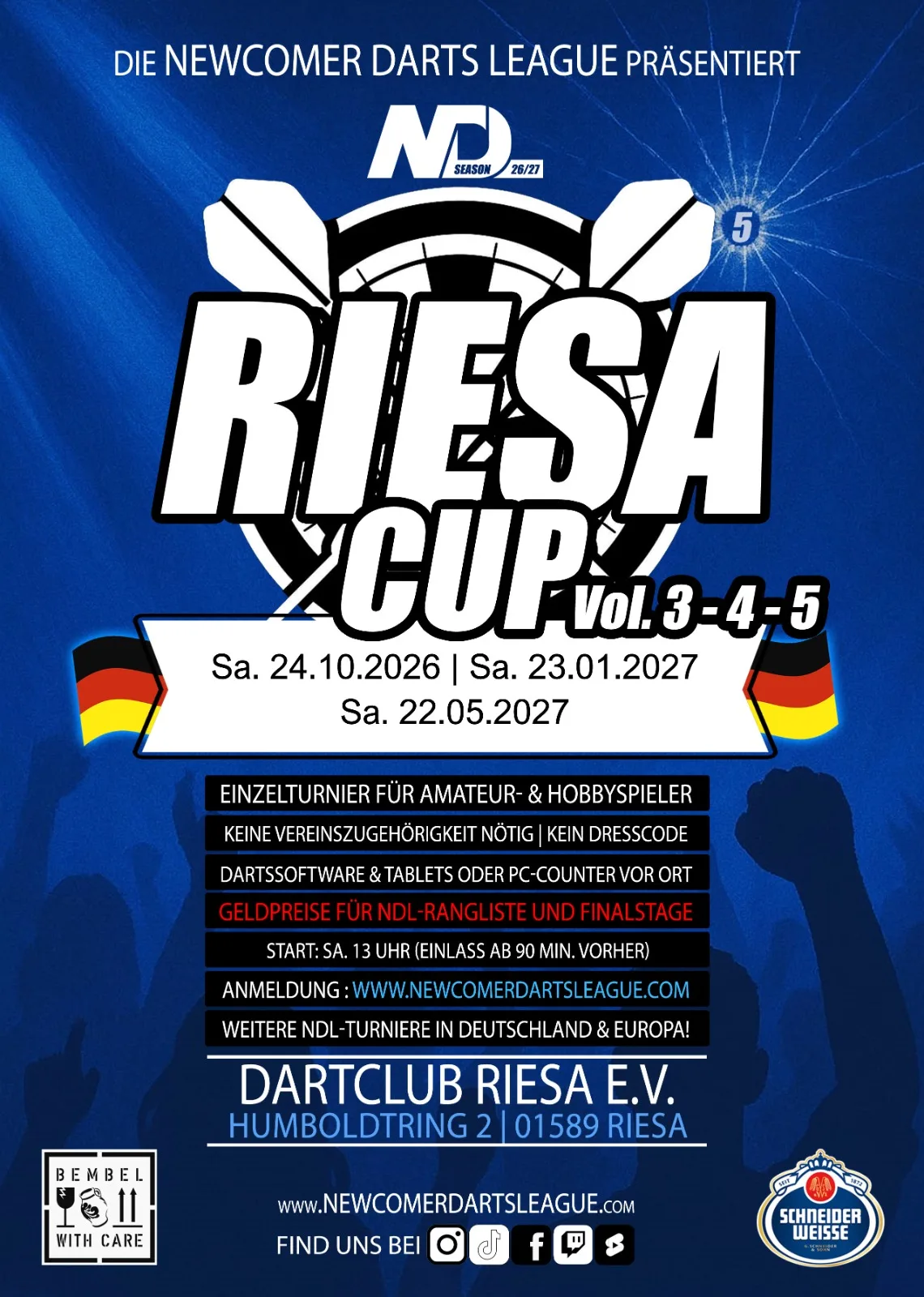 NDL Newcomer Darts League Vol. 3