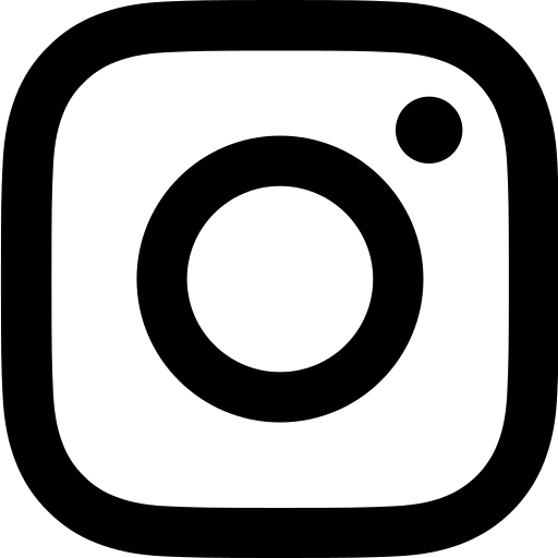 Instagram-Logo, vereinfachtes Symbol einer Kamera mit rundem Sucher in der Mitte.